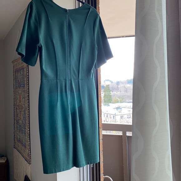 Pink Tartan Green Short Sleeved Dress - Picture 2 of 7